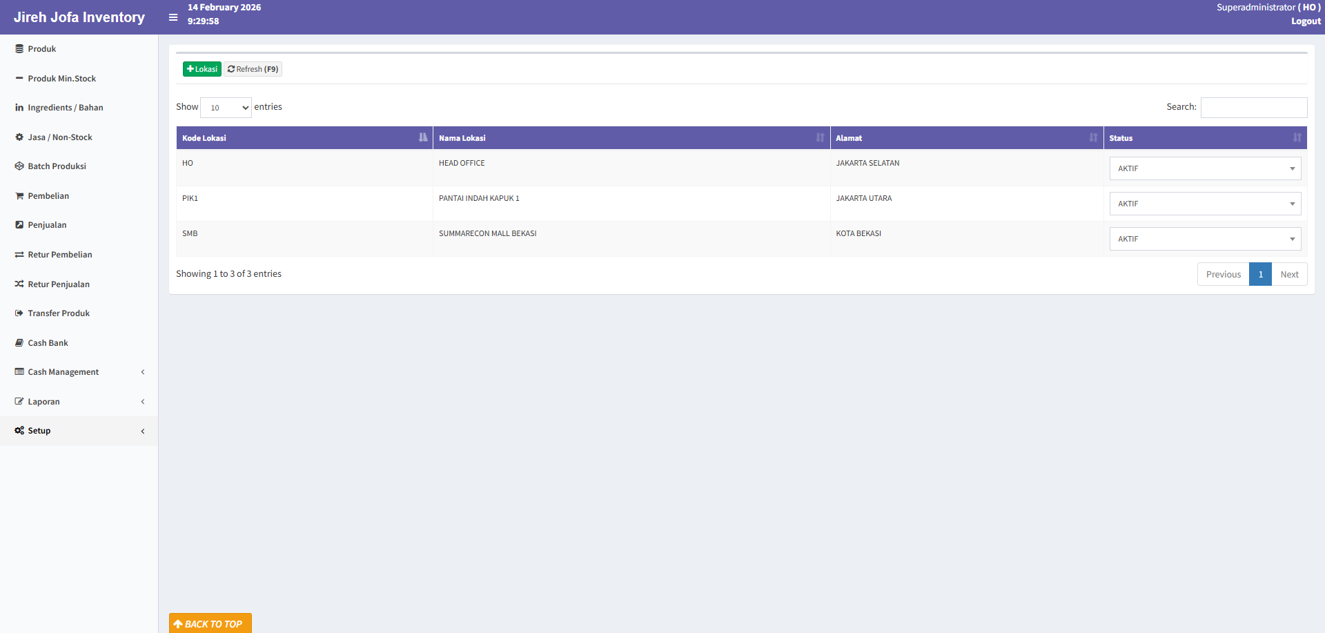 Multiple Location System