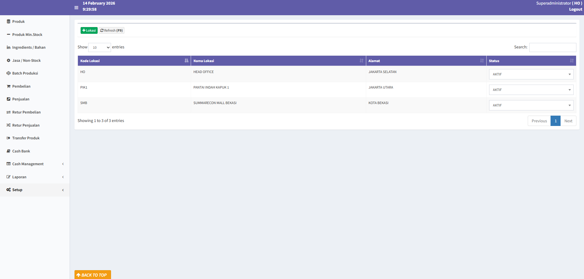 Multiple Location System